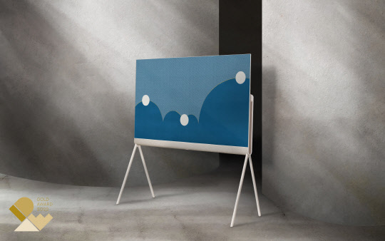 'IDEA 2022'에서 금상을 수상한 LG전자 'LG 올레드 오브제컬렉션 포제'. <LG전자 제공>